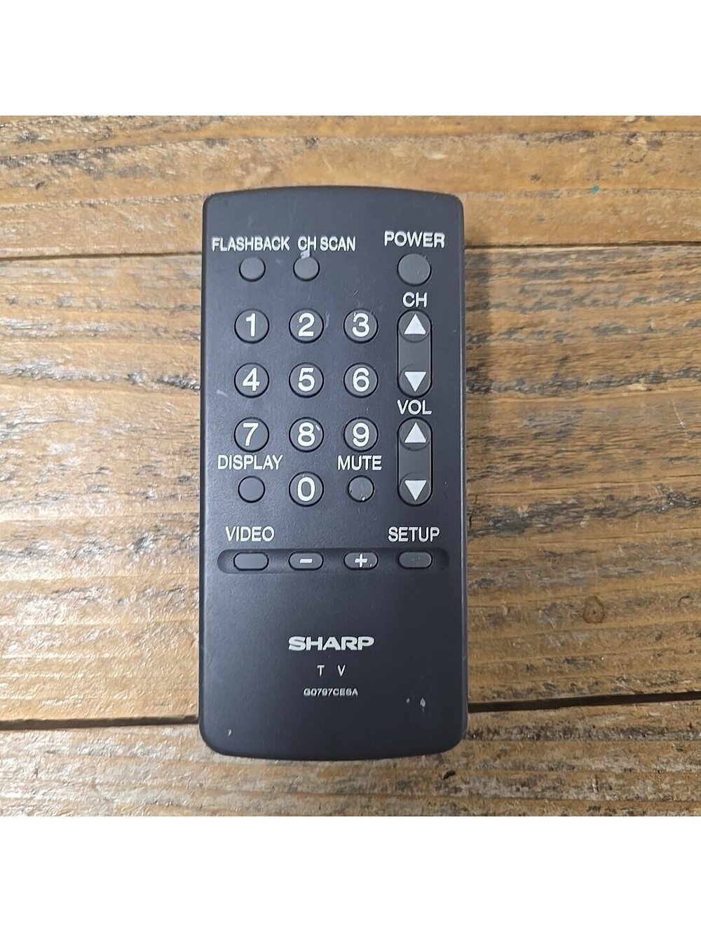 Sharp G0797CESA TV Replacement Remote Control Original Brand Tested